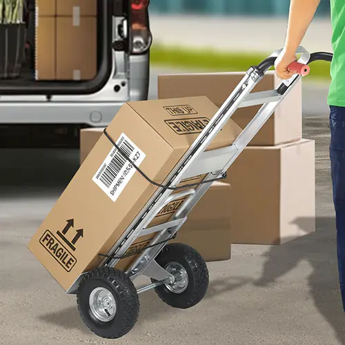 Aluminum Hand Trucks work sites 500x500