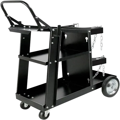 Industrial Welding Cart with Lockable Swivel Casters for Workshop