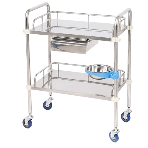 Sterile Stainless Steel Medical Cart for Hospitals & Cleanrooms
