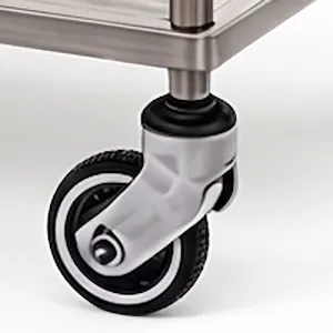 Antistatic Stainless Steel Lab Cart for Pharmaceutical Research