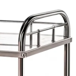 Antistatic Stainless Steel Lab Cart for Pharmaceutical Research 1