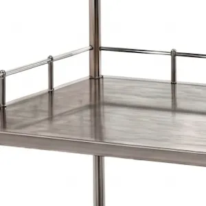 Antistatic Stainless Steel Lab Cart for Pharmaceutical Research 2
