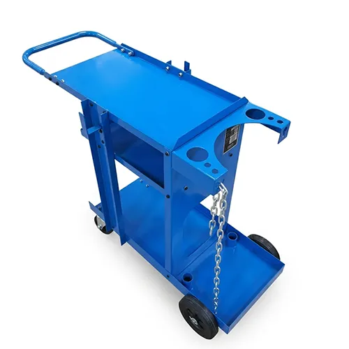 3-Tier Professional Welding Cart with Tool Storage & Cable Organizers 4