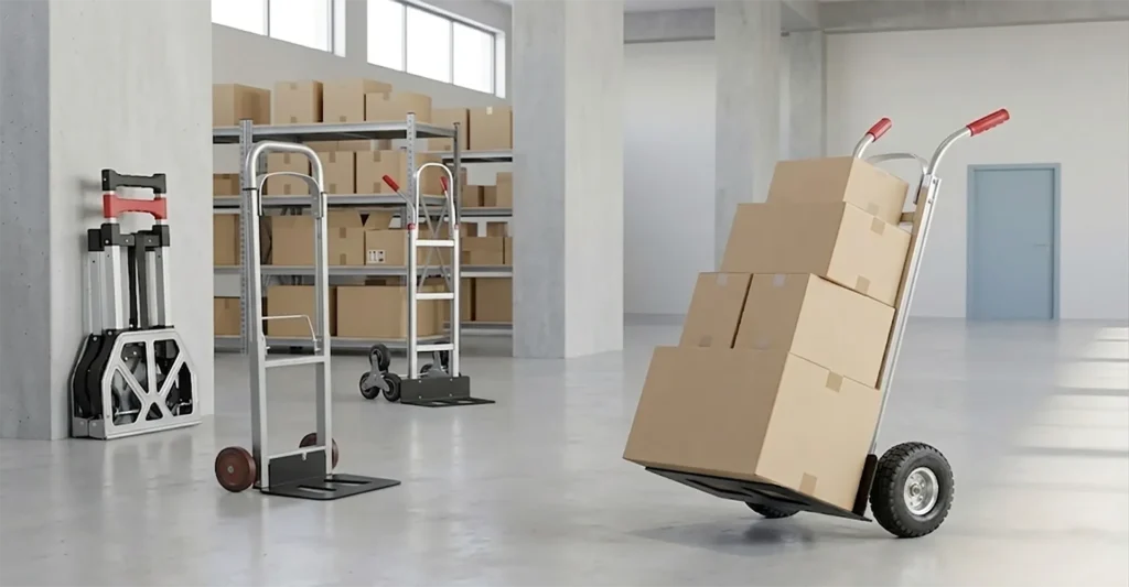 Steel vs. Aluminum Hand Truck: Which is Best for B2B? 2 Aluminum Hand Trucks Factory
