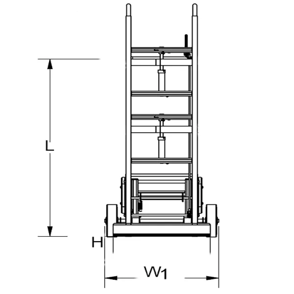 appliance hand trucks drawing