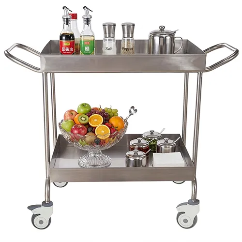 Custom Stainless Steel Laboratory Cart for Instruments
