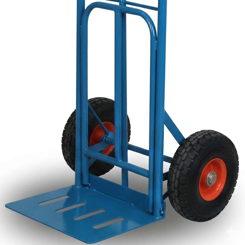 Dual-Handle Heavy Duty Hand Truck for Oversized Industrial Loads