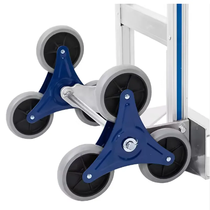 Ergonomic Aluminum Hand Truck with Integrated Stair-Glides--HT1598