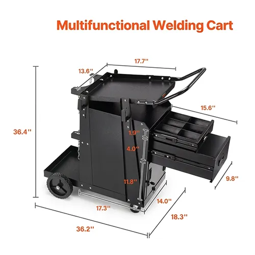 Ergonomic Professional Welding Hand Truck for High-Stability Transport--XY-WCC-ERGO-P003