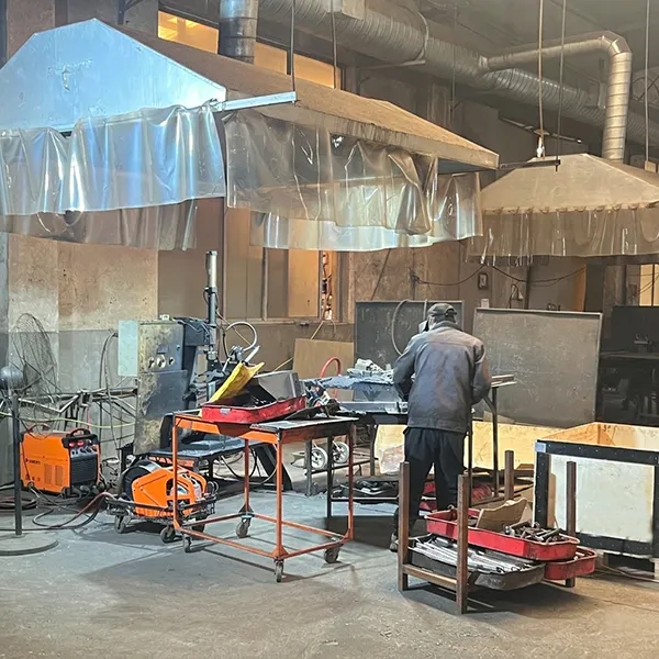 Manufacturing Facility 4 Industrial CO2 Shielded Welding Stations