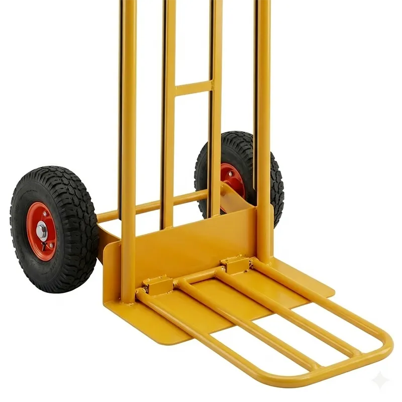 Reinforced Heavy Duty 2-Wheel Trolley for Bulk Material Handling