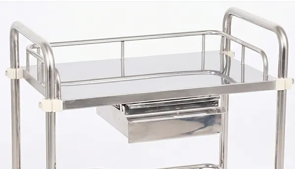 Sterile Stainless Steel Medical Cart for Hospitals & Cleanrooms--XY-MS2-DB001