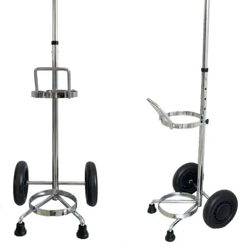 Wholesale Stainless Steel Medical Gas Cylinder Transport Truck0002