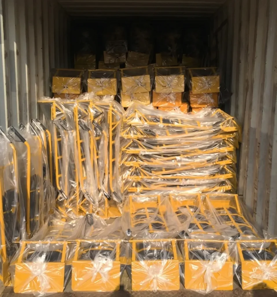 Technical Support 6 Hand Trucks in Container